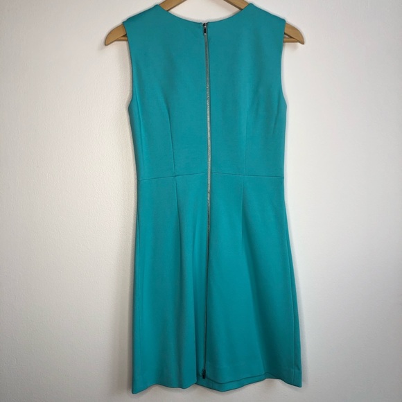 DVF turquoise mini dress. NWT, size 2 - Picture 4 of 8